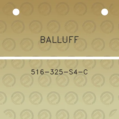 balluff-516-325-s4-c