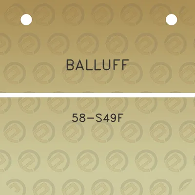 balluff-58-s49f