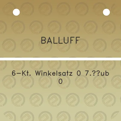 balluff-6-kt-winkelsatz-0-7sub-0