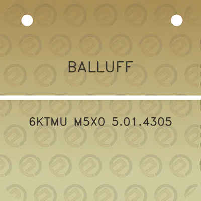 balluff-6ktmu-m5x0-5014305