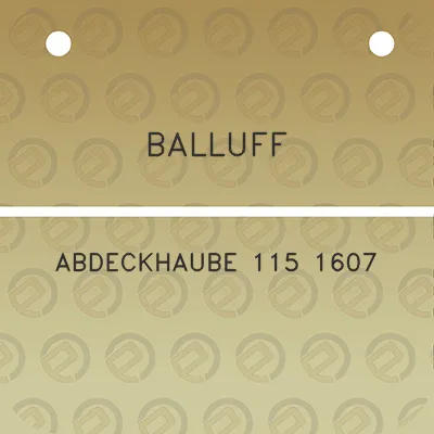 balluff-abdeckhaube-115-1607