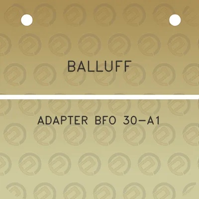 balluff-adapter-bfo-30-a1