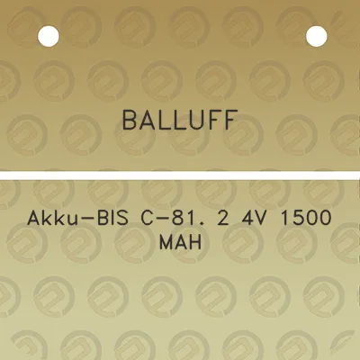 balluff-akku-bis-c-81-2-4v-1500-mah