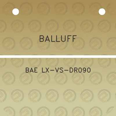 balluff-bae-lx-vs-dr090