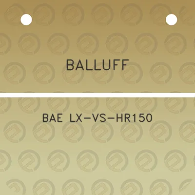 balluff-bae-lx-vs-hr150