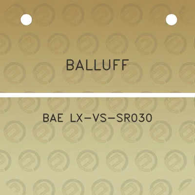 balluff-bae-lx-vs-sr030