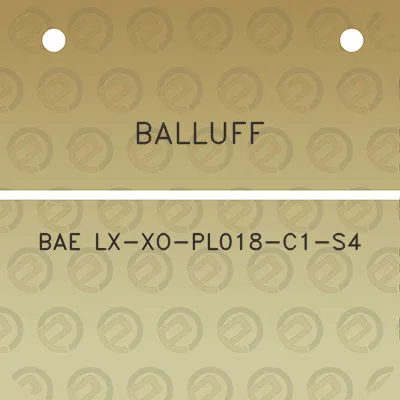 balluff-bae-lx-xo-pl018-c1-s4