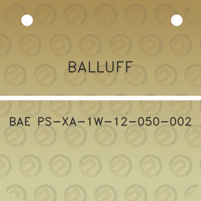 balluff-bae-ps-xa-1w-12-050-002