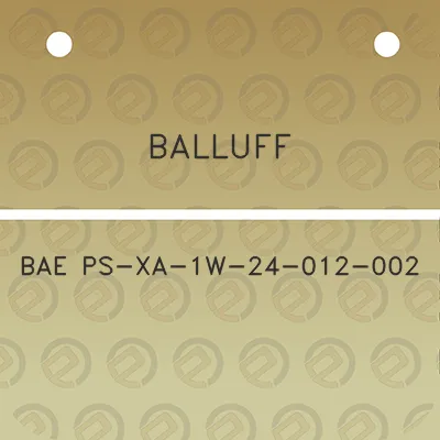 balluff-bae-ps-xa-1w-24-012-002