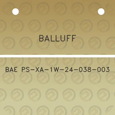 balluff-bae-ps-xa-1w-24-038-003