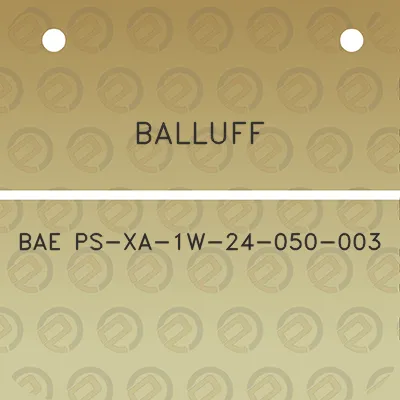 balluff-bae-ps-xa-1w-24-050-003