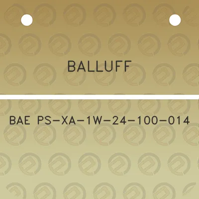 balluff-bae-ps-xa-1w-24-100-014