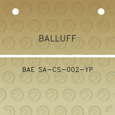 balluff-bae-sa-cs-002-yp