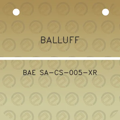 balluff-bae-sa-cs-005-xr