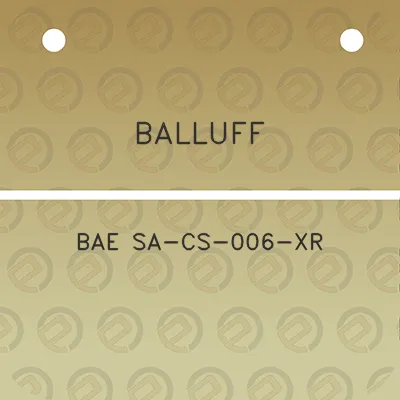 balluff-bae-sa-cs-006-xr