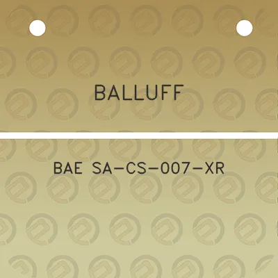 balluff-bae-sa-cs-007-xr