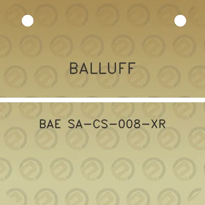 balluff-bae-sa-cs-008-xr