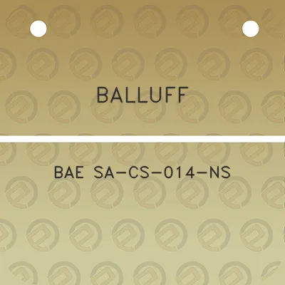 balluff-bae-sa-cs-014-ns