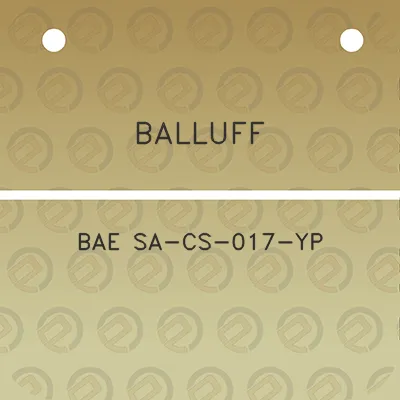 balluff-bae-sa-cs-017-yp