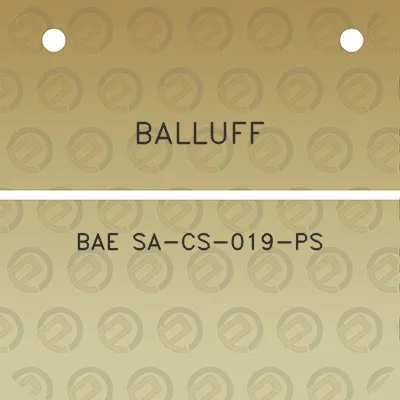 balluff-bae-sa-cs-019-ps