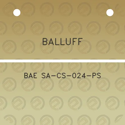 balluff-bae-sa-cs-024-ps