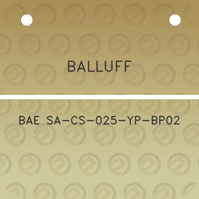 balluff-bae-sa-cs-025-yp-bp02