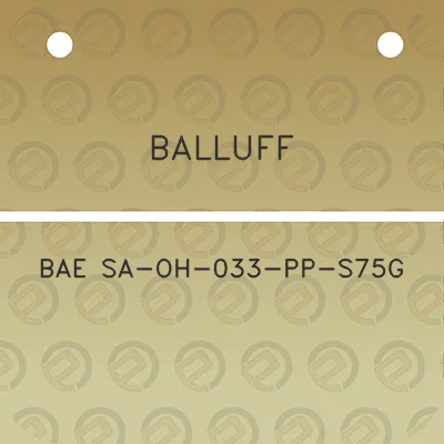 balluff-bae-sa-oh-033-pp-s75g