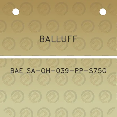 balluff-bae-sa-oh-039-pp-s75g