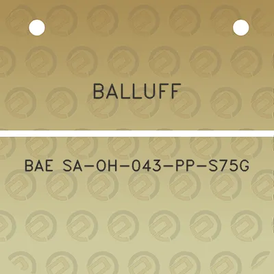 balluff-bae-sa-oh-043-pp-s75g