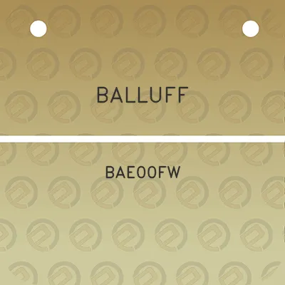 balluff-bae00fw