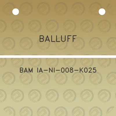 balluff-bam-ia-ni-008-k025