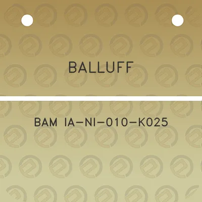 balluff-bam-ia-ni-010-k025