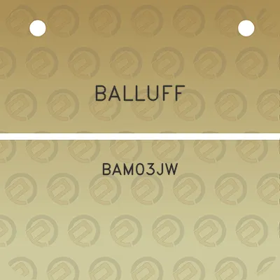 balluff-bam03jw