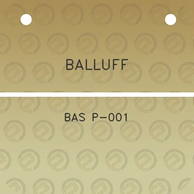 balluff-bas-p-001