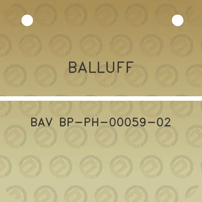 balluff-bav-bp-ph-00059-02