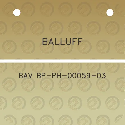 balluff-bav-bp-ph-00059-03