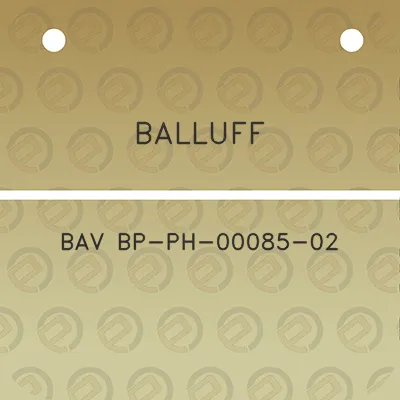 balluff-bav-bp-ph-00085-02