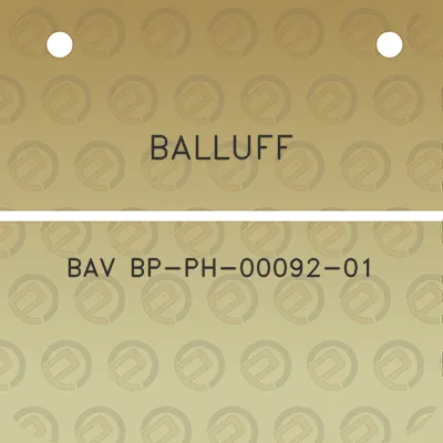 balluff-bav-bp-ph-00092-01