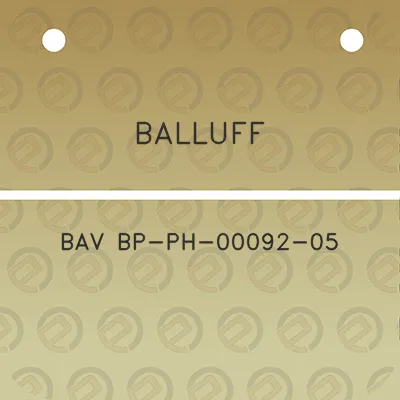 balluff-bav-bp-ph-00092-05