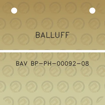 balluff-bav-bp-ph-00092-08