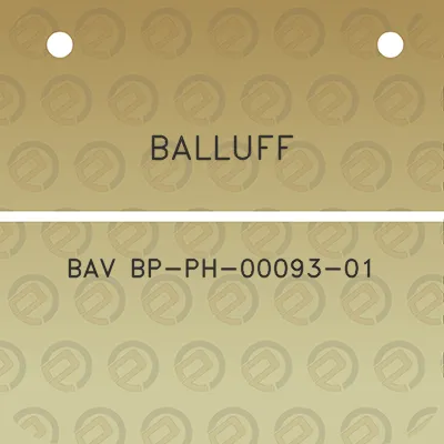 balluff-bav-bp-ph-00093-01