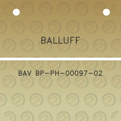 balluff-bav-bp-ph-00097-02