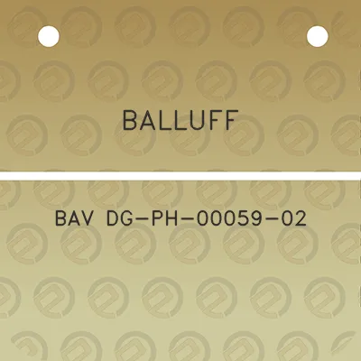 balluff-bav-dg-ph-00059-02