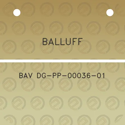 balluff-bav-dg-pp-00036-01