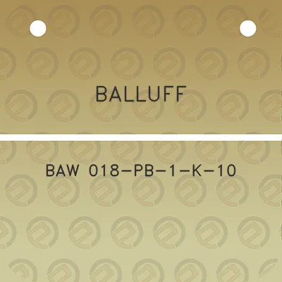 balluff-baw-018-pb-1-k-10