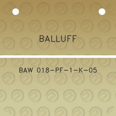 balluff-baw-018-pf-1-k-05