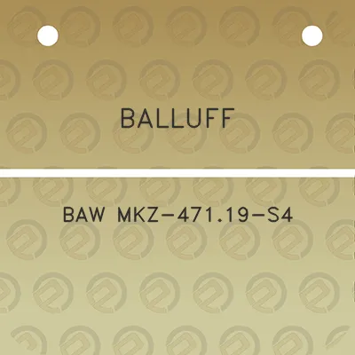 balluff-baw-mkz-47119-s4