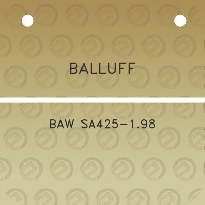 balluff-baw-sa425-198