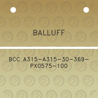 balluff-bcc-a315-a315-30-369-px0575-100