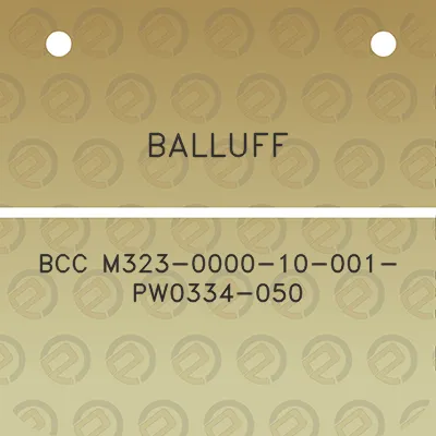 balluff-bcc-m323-0000-10-001-pw0334-050